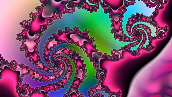 Wallpaper Pink, Desktop, Green, Art, Trippy