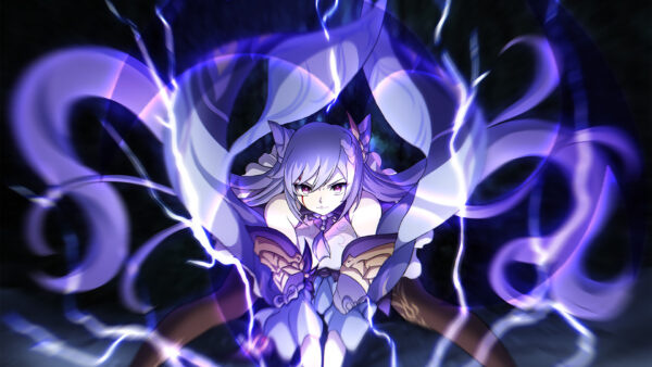 Wallpaper Impact, Blue, Hair, Genshin, Keqing