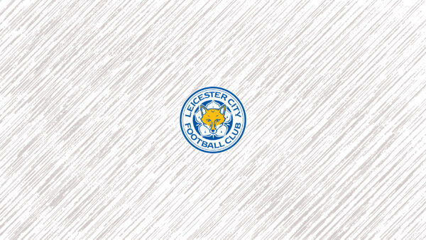 Wallpaper Emblem, F.C, Leicester, Background, Soccer, City, Lines, Logo, Symbol, Crest, Blue, White