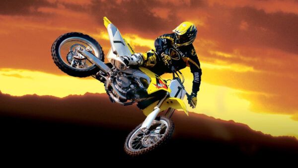 Wallpaper White, Dirt, Background, Clouds, Black, Sky, Yellow, Bike