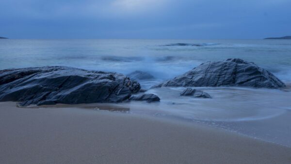 Wallpaper Sand, Coast, Nature, Waves, Rock, Stone, Ocean, Sea, Beach