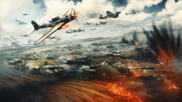 Wallpaper War, Thunder, Battle