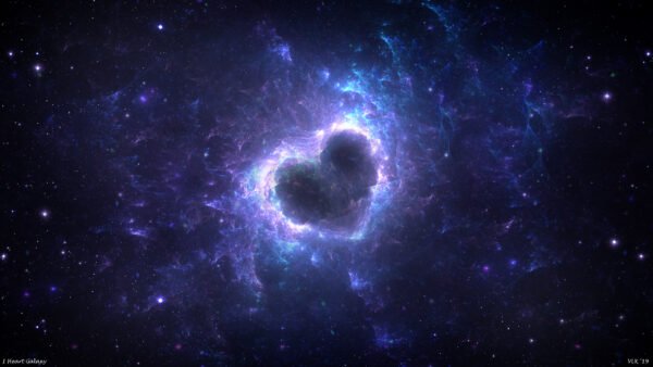 Wallpaper Heart, Galaxy