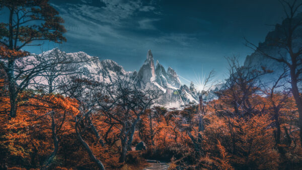 Wallpaper Mountains, Snow