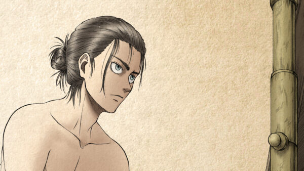 Wallpaper Wearing, Yeager, Desktop, Shirt, WALL, Without, With, Eren, Titan, Background, Attack, Anime