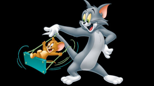Wallpaper Cartoon, And, Tom, Black, Jerry, Background, Image