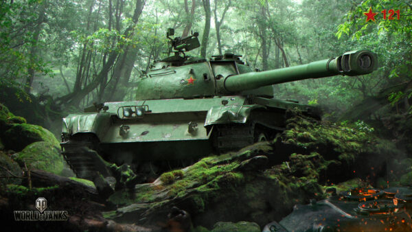 Wallpaper Desktop, Tanks, Tank, Green, World, Trees, With, Games, Forest
