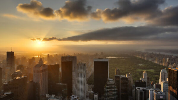 Wallpaper Sunrise, New, Park, York, Central, Desktop, Manhattan, During