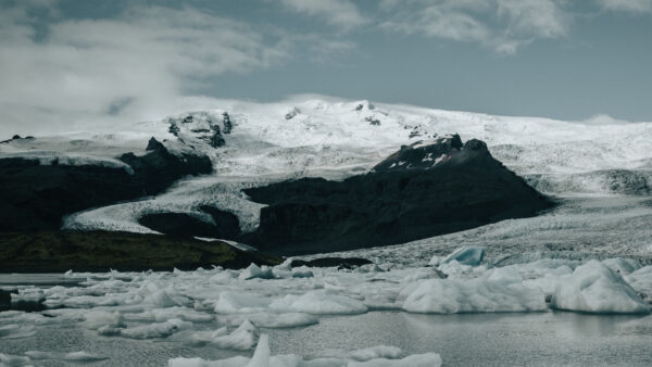 Wallpaper Frozen, Covered, Mountain, Snow, Desktop, Nature, Water, Mobile