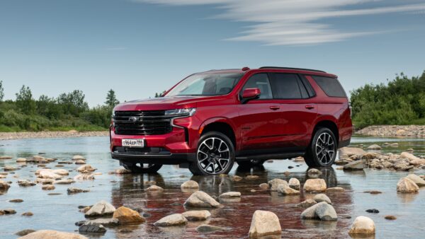 Wallpaper Tahoe, Chevrolet, 2022, RST, Cars