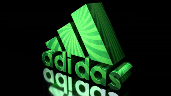 Wallpaper Green, Black, CGI, Adidas, Background, Art, Digital