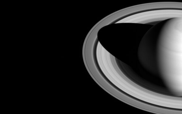 Wallpaper Saturn, Dark