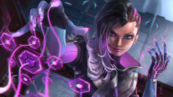 Wallpaper Artwork, Sombra, Overwatch