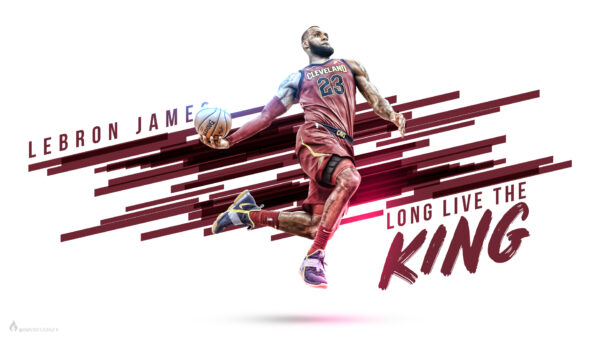 Wallpaper Lebron, James, King