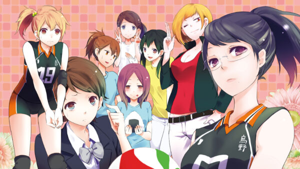 Wallpaper With, Haikyu, Kiyoko, Shimizu, Team, Her, Desktop, Anime