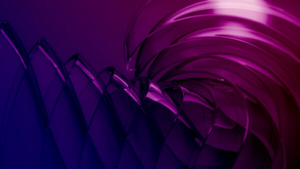 Wallpaper Purple, Abstract, Blue, Desktop, Crystal, Shapes