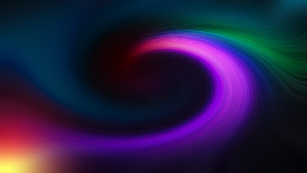 Wallpaper Violet, Moving, Spiral, Desktop, Abstract, Green, Colors