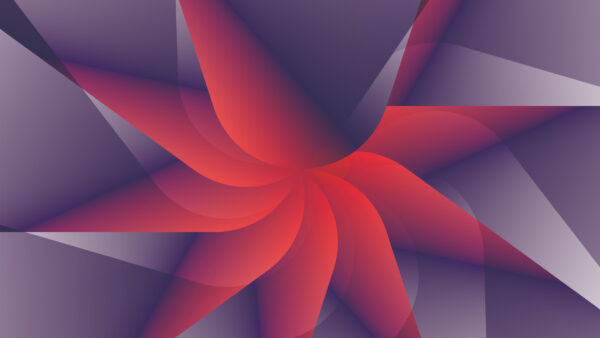 Wallpaper Abstract, Digital, Desktop, Violet, Shapes, Orange, Mobile, Art