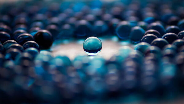 Wallpaper Balls, Graphic, Blur, Abstract, Design, Background, Blue