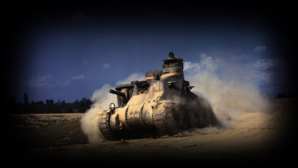 Wallpaper Tanks, Smoke, Shadow, World, Blue, With, And, Tank, Sky, Around, Games, Background, Desktop