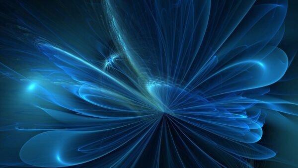 Wallpaper Sparkle, Fractal, Trippy, Blue, Glare