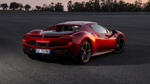 Wallpaper Cars, 2022, GTB, 296, Ferrari