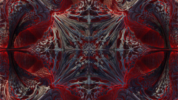 Wallpaper Grey, Abstract, Abstraction, Shapes, Pattern, Art, Red, Fractal