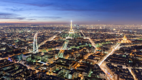 Wallpaper Lights, Sky, Travel, And, Glittering, Blue, With, Background, Mobile, City, Tower, Eiffel, Paris, Desktop