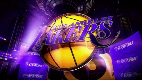 Wallpaper Lakers, Basketball, Stage, Background, Desktop, Logo, Lightning, Sports