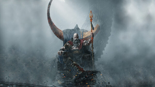 Wallpaper War, Poseidon, God, Kratos