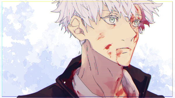 Wallpaper Kaisen, Satoru, Hair, White, Jujutsu, Gojo, Boy