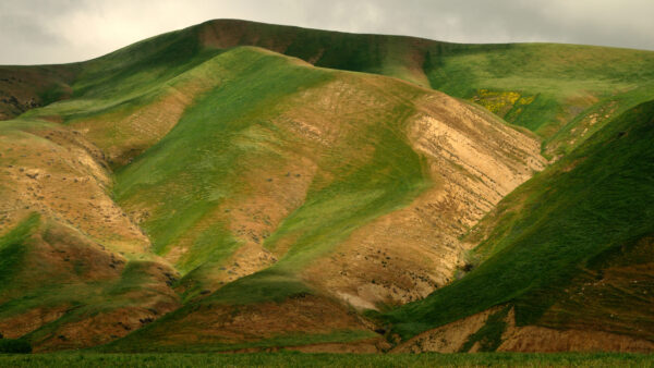 Wallpaper Covered, Under, Mountain, Desktop, Green, White, Blue, Mobile, Nature, Clouds