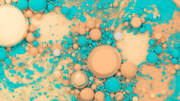 Wallpaper Mobile, Blue, Burlywood, Liquid, Abstract, Desktop, Balls, Stains