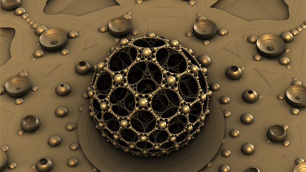 Wallpaper Shape, Desktop, Balls, Abstract, Fractal