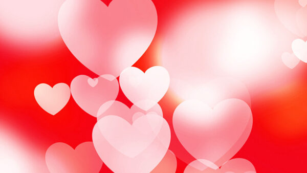 Wallpaper Shapes, White, Heart, Love, Background, Glare