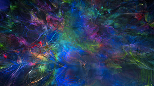 Wallpaper Abstract, Mobile, Smoke, Lines, Pattern, Wavy, Colorful, Desktop