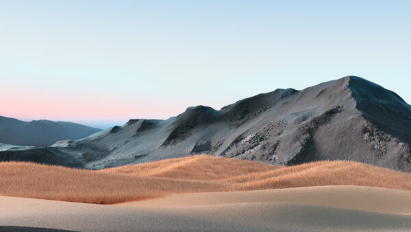 Wallpaper Sky, Desert, Under, Desktop, Black, Mountain, Dune, Mobile, Nature, Blue, Rock