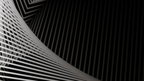 Wallpaper Black, Lines, Abstract, Art, White, Digital