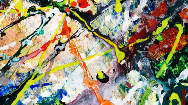 Wallpaper Art, Abstract, Texture, Colorful, Paint, Abstraction