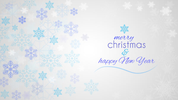 Wallpaper Christmas, Snowflake, Happy, Desktop, New, Year, Merry