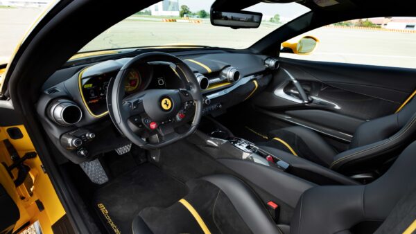 Wallpaper Competizione, 812, Interior, Ferrari, 2021, Cars