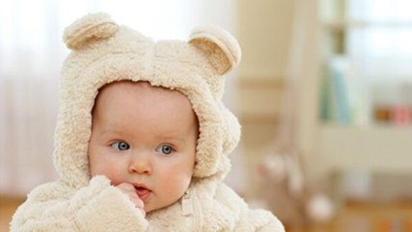 Wallpaper Blur, Background, Baby, Fleece, Costume, Wearing, Sitting, Cute