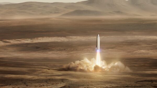Wallpaper SpaceX, Mars, Mission, BFR