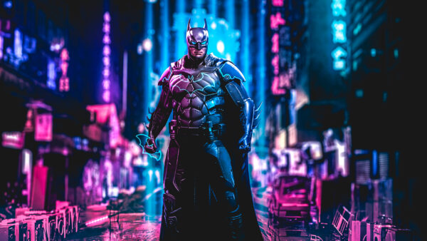 Wallpaper Art, Cyberpunk, Batman