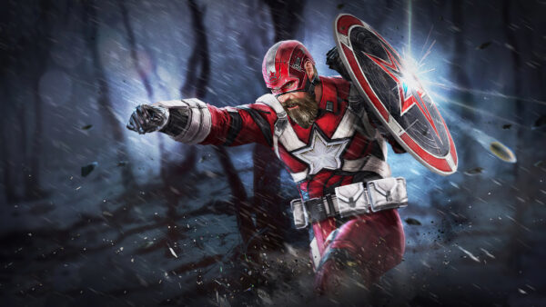 Wallpaper Marvel, Future, Fight, Red, Guardian