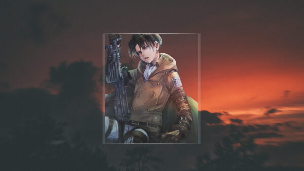 Wallpaper Gun, Levi, Attack, With, Ackerman, Titan