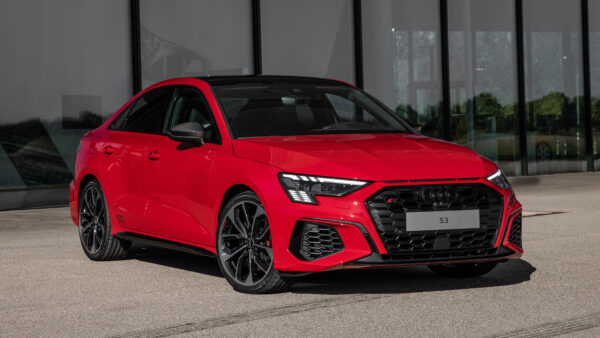 Wallpaper Audi, Red, Desktop, Cars, 2020, Sedan