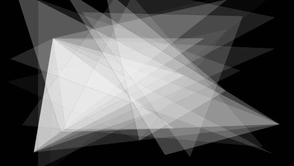 Wallpaper Abstract, Triangle, Black, Desktop, Geometry, White