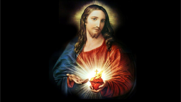 Wallpaper Light, Jesus, With, Desktop, Black, Background