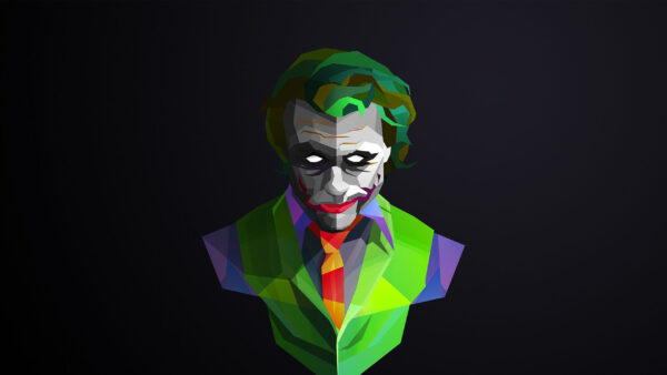 Wallpaper Black, Background, Art, Colorful, Joker